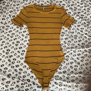 Yellow stripe one piece